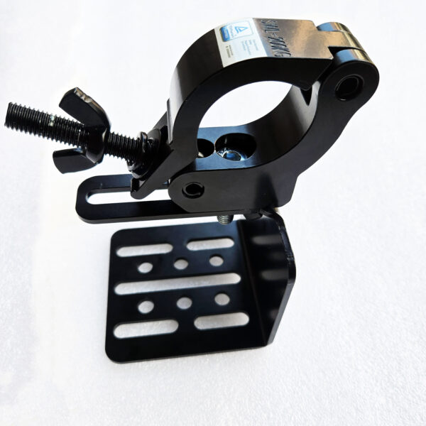 Quick lock clamp with LED screen panel hanging bracket
