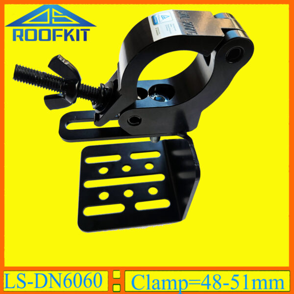 Quick lock clamp with LED screen panel hanging bracket