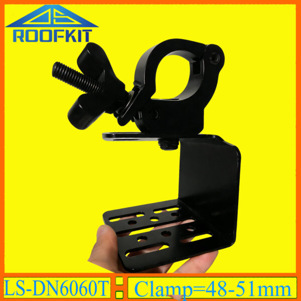 Quick lock clamp with LED screen panel hanging bracket