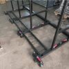 Curve LED screen back support for video filming studio